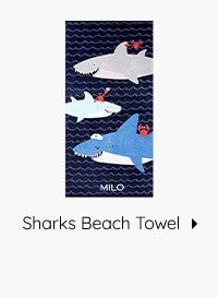 SHARKS BEACH TOWEL