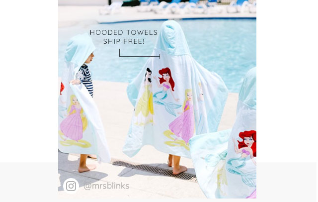 HOODED TOWELS SHIP FREE!