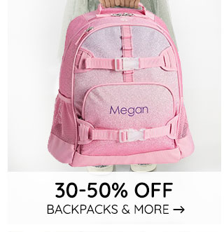 30-50% OFF BACKPACKS & STROLLERS