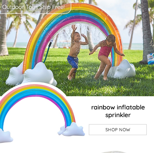 RAINBOW INFLATABLE SPRINKLER