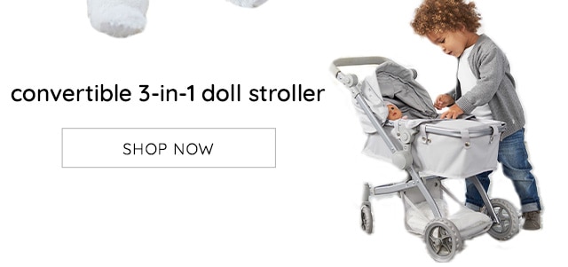 CONVERTIBLE 3-IN-1 DOLL STROLLER