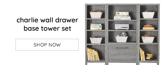 CHARLIE WALL DRAWER BASE TOWER SET