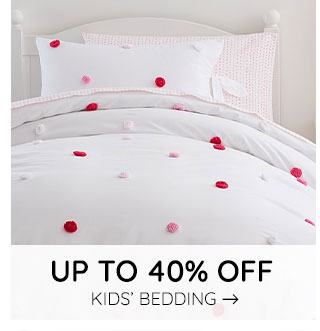 UP TO 405 OFF KIDS' BEDDING