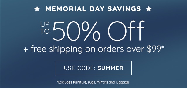 MEMOIAL DAY SAVINGS