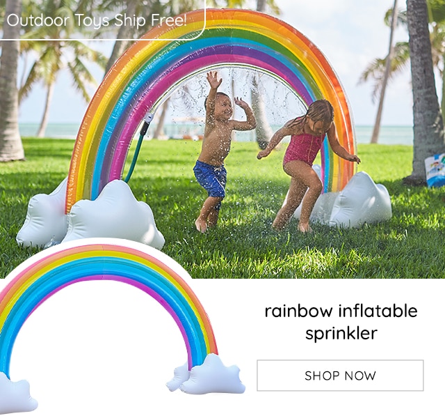 RAINBOW INFLATABLE SPRINKLER