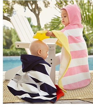 BABY BEACH WRAP TOWELS