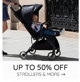 UP TO 50% OFF STROLLERS & MORE