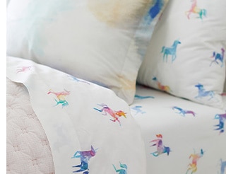 WATERCOLOR UNICORN SHEET SET