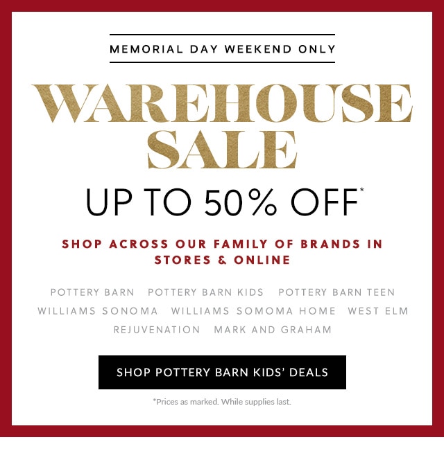 WAREHOUSE SALE