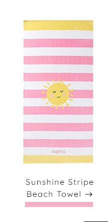 SUNSHINE STRIPE BEACH TOWEL