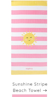 SUNSHINE STRIPE BEACH TOWEL