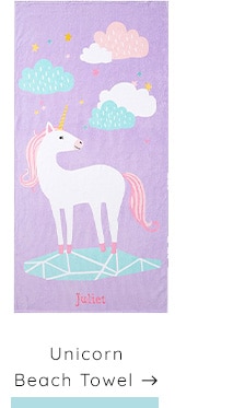 UNICORN BEACH TOWEL
