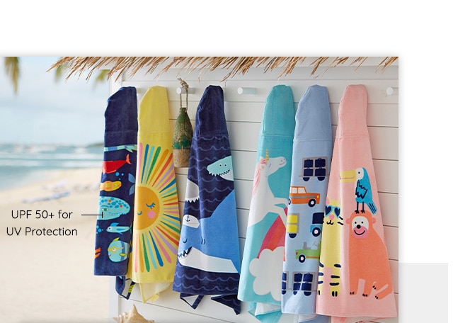 BEACH HOODED TOWELS