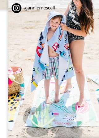 BEACH HOODED TOWELS