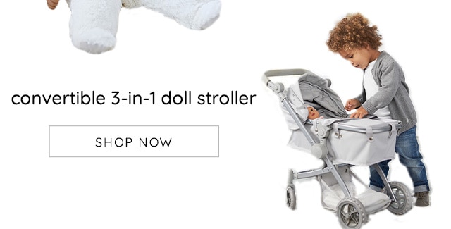 CONVERTIBLE 3-IN-1 DOLL STROLLER