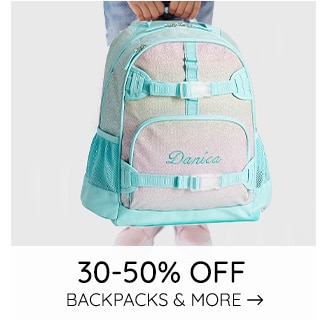 30-50% OFF BACKPACKS & MORE