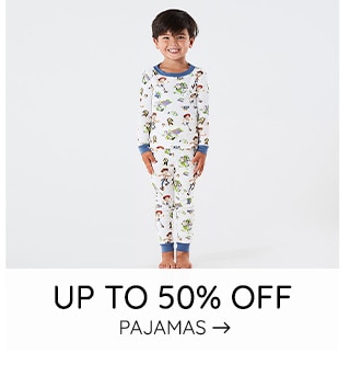 UP TO 50% OFF PAJAMAS