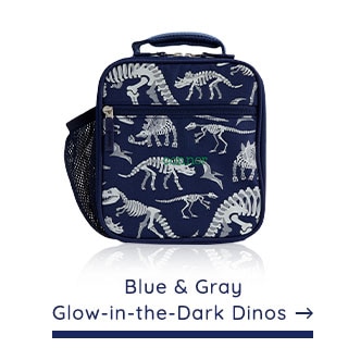 BLUE & GRAY GLOW-IN-THE-DARK DINOS