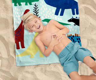 DINO BEACH TOWEL