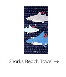 SHARKS BEACH TOWEL