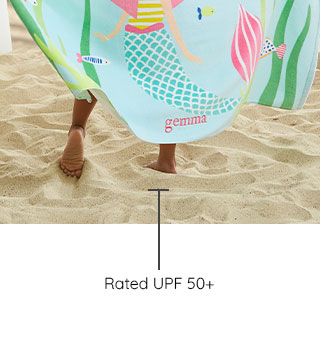 MERMAID HOODED BEACH TOWEL