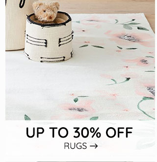 UP TO 30% OFF RUGS