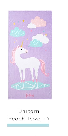 UNICORN BEACH TOWEL