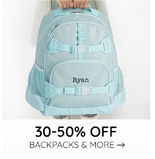 30-50% OFF BACKPACKS & MORE