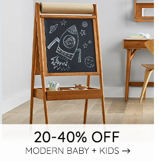 20-49% OFF MODERN BABY + KIDS