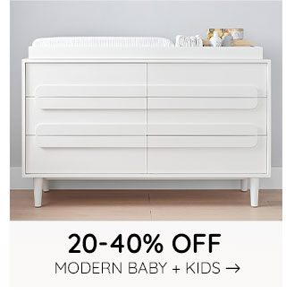 20-40% OFF MODERN BABY + KIDS