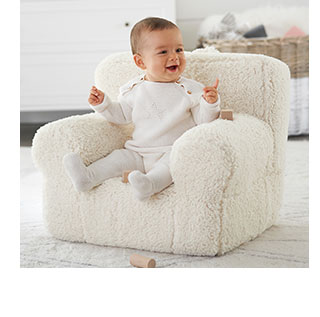 MY FIRST CREAM SHERPA ANYWHERE CHAIR