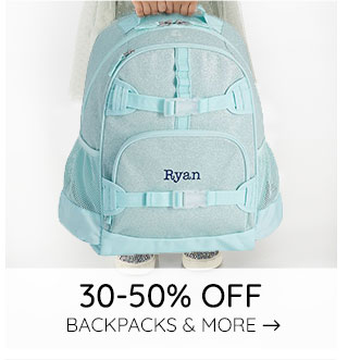 30-50% OFF BACKPACKS & MORE