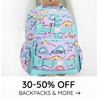 30-50% OFF BACKPACKS & MORE