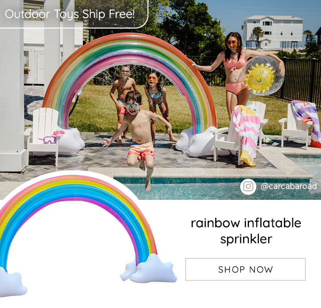 RAINBOW INFLATABLE SPRINKLER