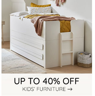 UP TO 40% OFF KIDS' FURNITURE