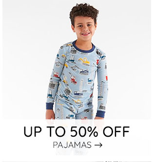 UP TO 50% OFF PAJAMAS