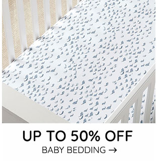 UP TO 50% OFF BABY BEDDING