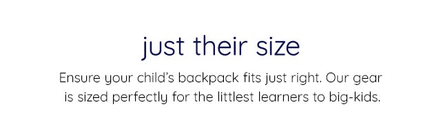 JUST THEIR SIZE