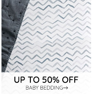 UP TO 50% OFF BABY BEDDING
