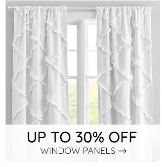 UP TO 30% OFF WINDOW PANELS