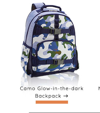 CAMO GLOW-IN-THE-DARL BACKPACK