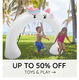 UP TO 50% OFF TOYS & PLAY