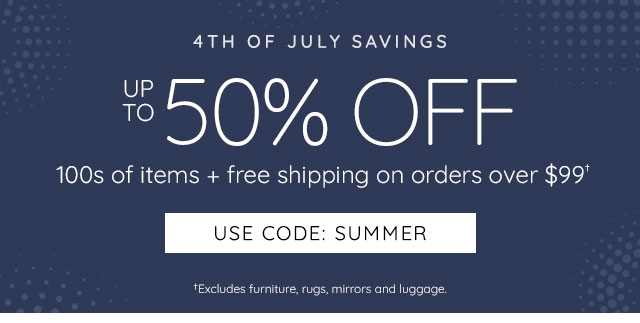 4TH OF JULY SAVINGS