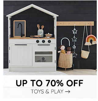 UP TO 50% OFF TOYS & PLAY