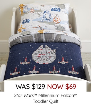 STAR WARS MILLENNIUM FALCON TODDLER QUILT