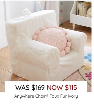 ANYWHERE CHAIR FAUX FUR IVORY