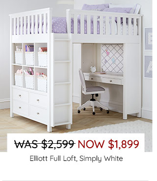 ELLIOTT FULL LOFT, SIMPLY WHITE