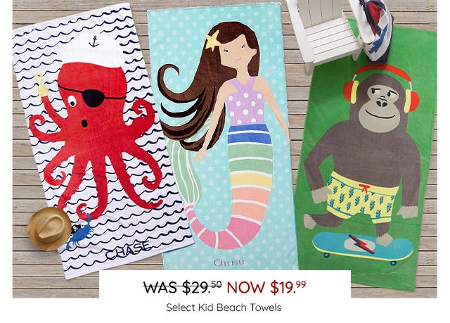 SELECT KID BEACH TOWELS