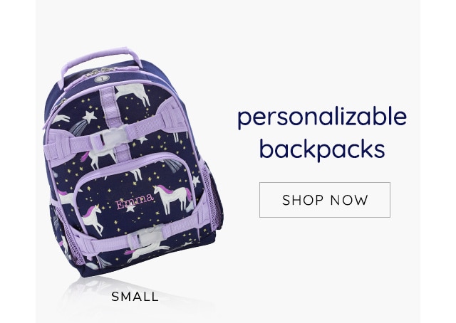 PERSONALIZABLE BACKPACKS