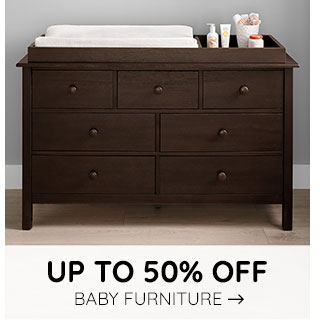 UP TO 50% OFF BABY FURNITURE